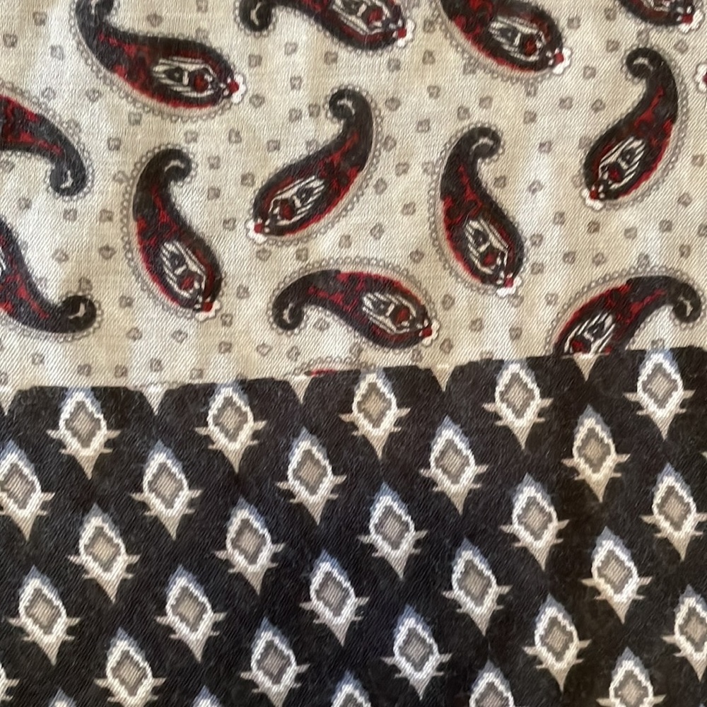 Paisley Multi-print Rectangle Scarf - Picture 9 of 9
